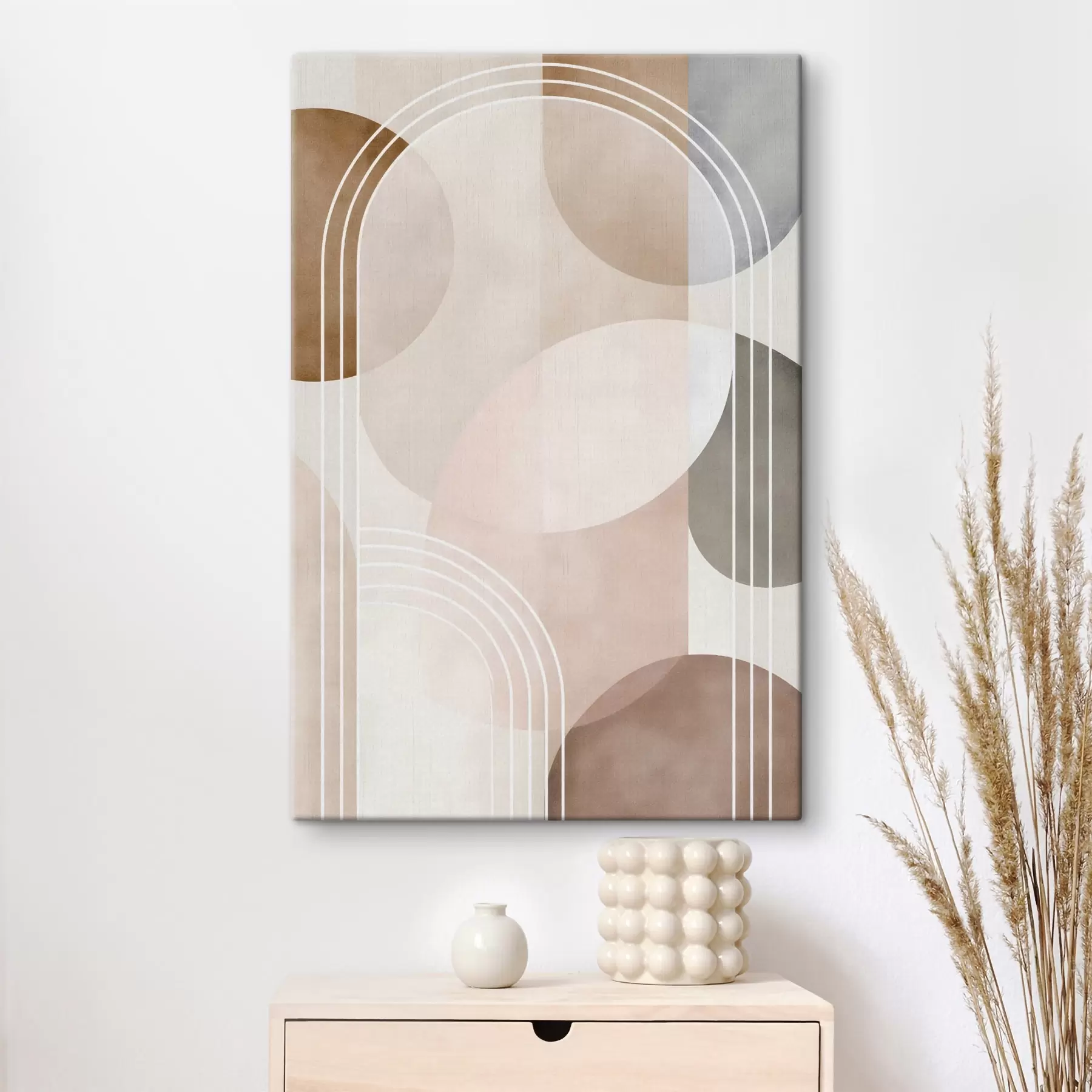 murales Un diseño abstracto con arcos s50156
