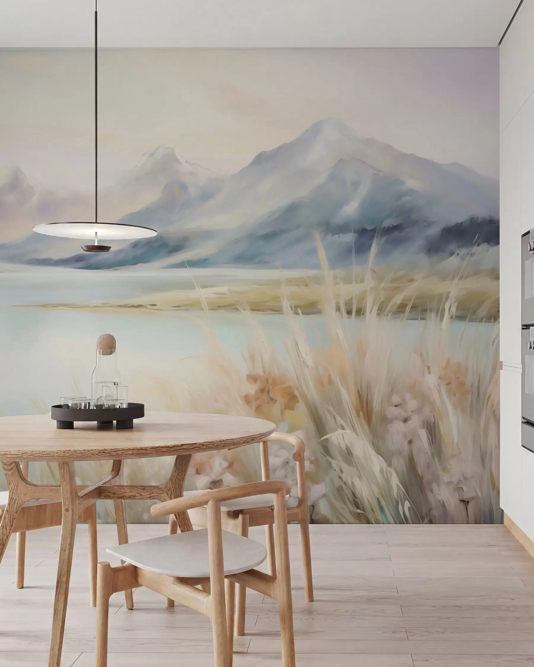 Wall Mural Photo Wallpaper Lake and mountains w05824