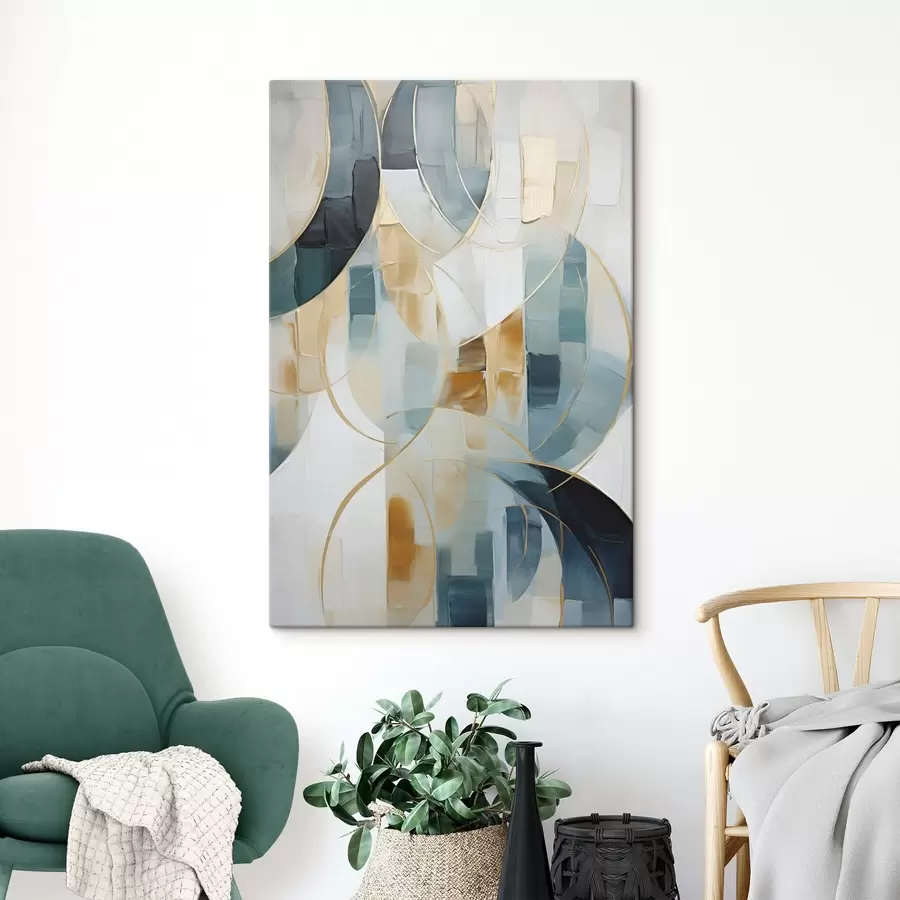 wall murals Abstract composition, imitation of painting s50197