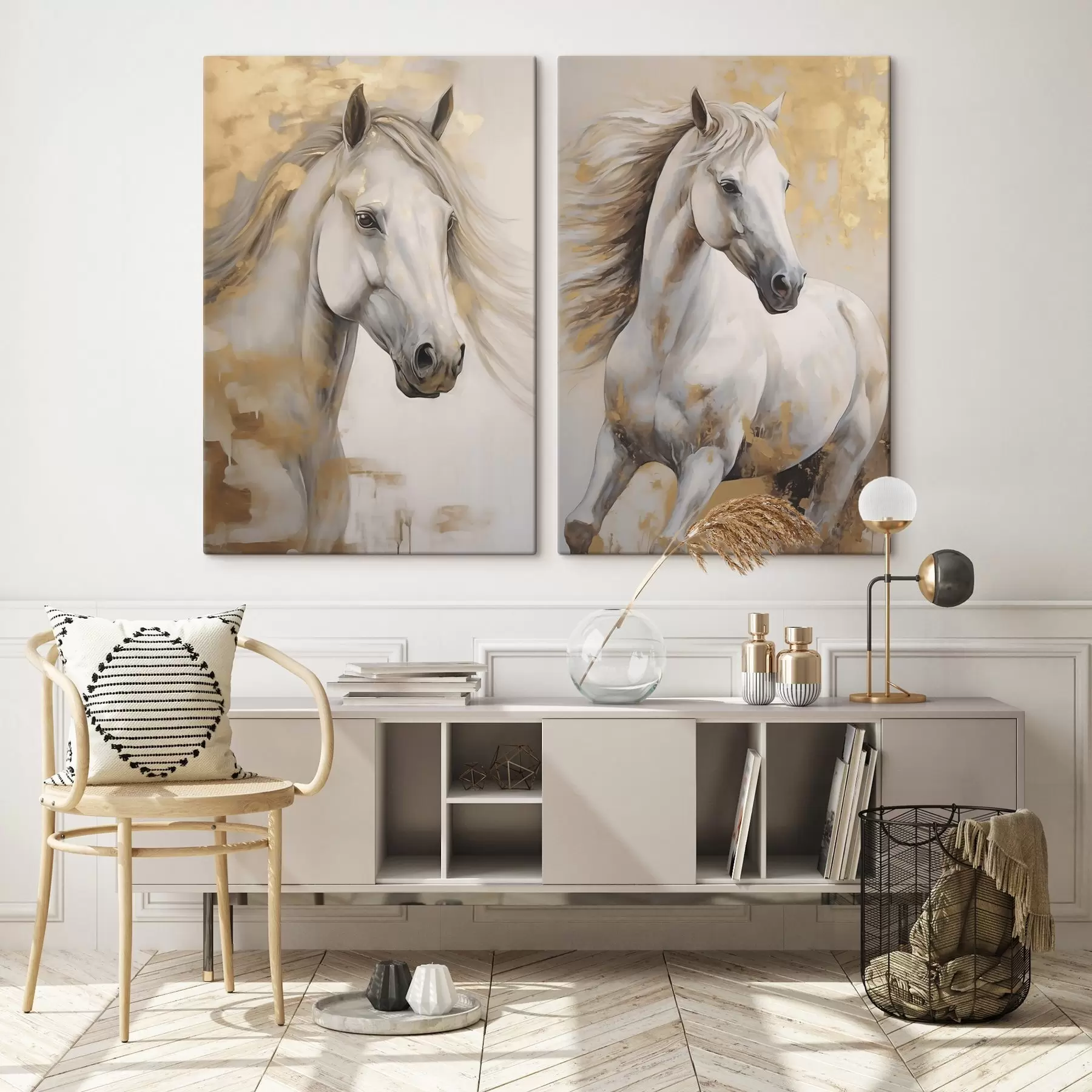 wall murals Horse, imitation of painting m30820 