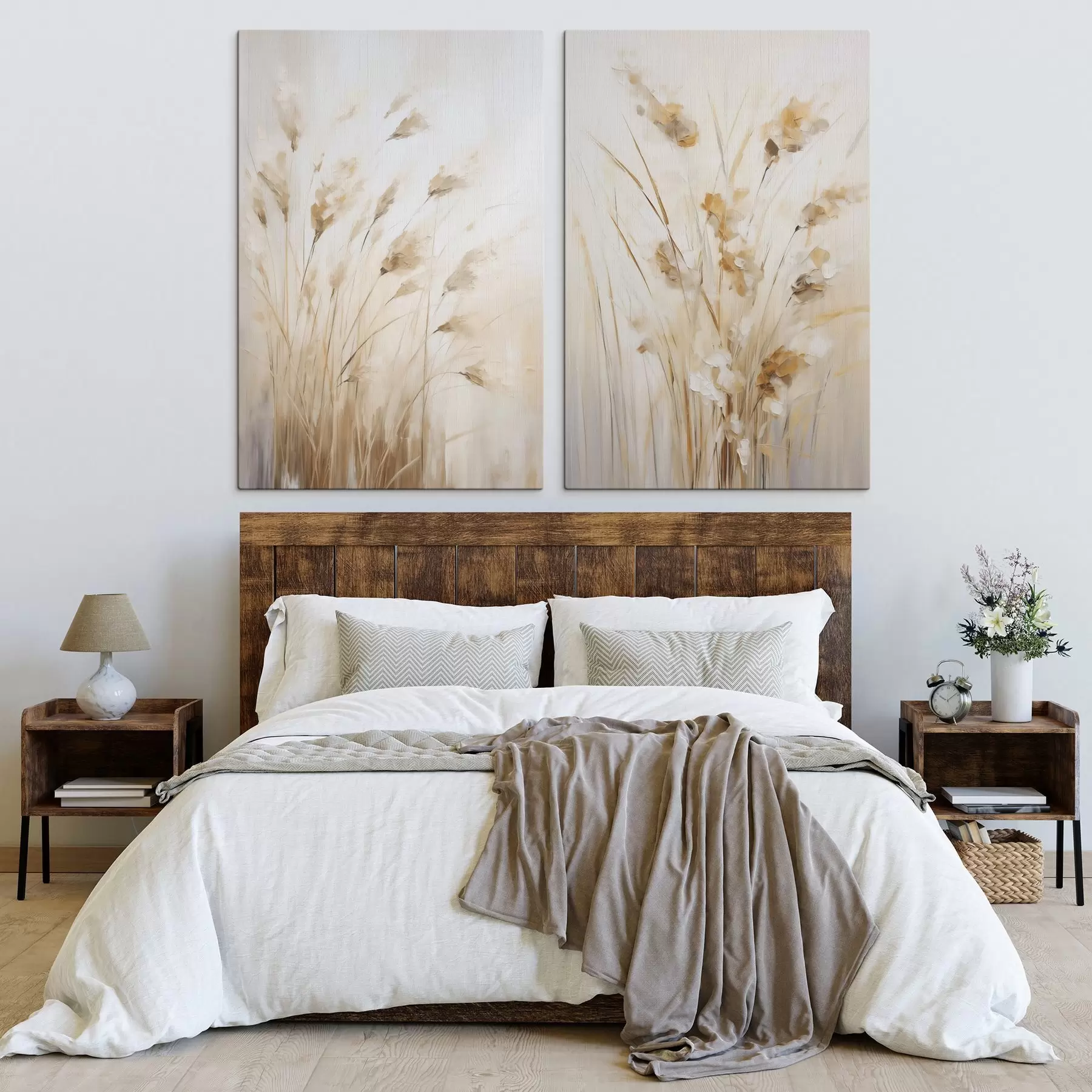 wall murals Spikelets, imitation of painting m30824 
