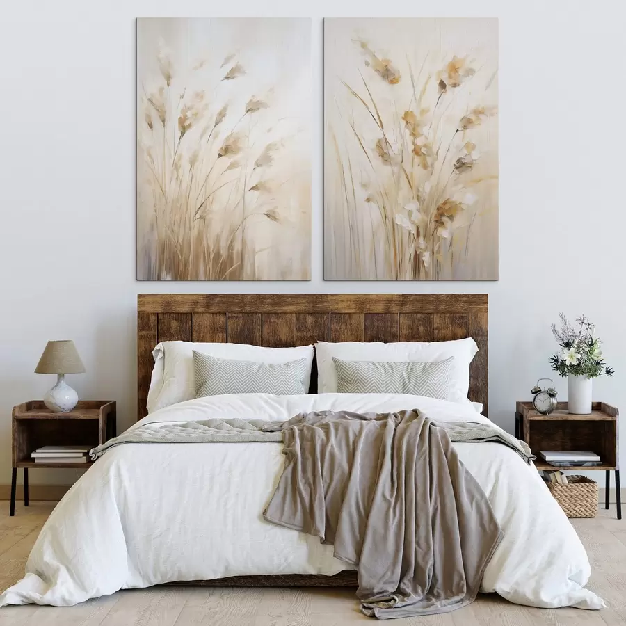 Wall Mural Photo Wallpaper Spikelets, imitation of painting m30824 