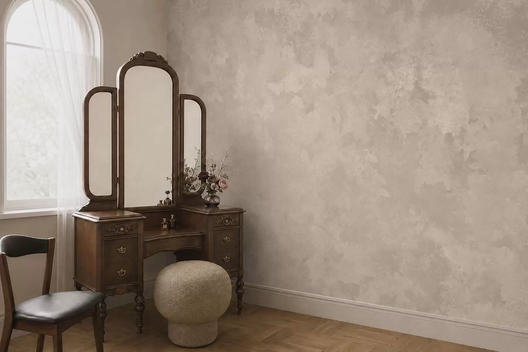 peintures murales Une texture beige amande chaleureuse aux dégradés naturels et doux w05814
