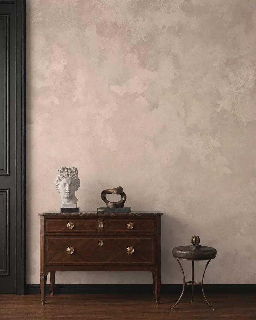 peintures murales Une texture beige amande chaleureuse aux dégradés naturels et doux w05814