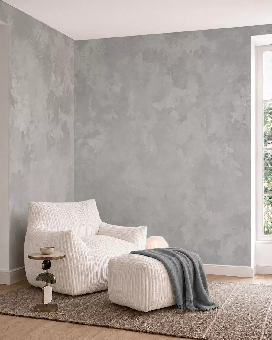 peintures murales Teinte gris perle clair avec des dégradés doux et nuancés w05814v1
