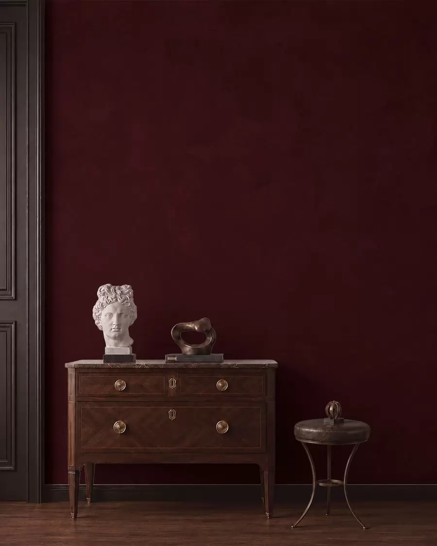 peintures murales Une couleur cerise foncée, avec une finale douce et veloutée w05814v2