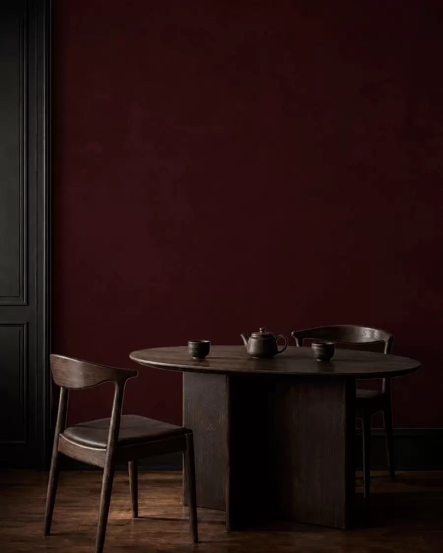 Wall Mural Photo Wallpaper Deep wine cherry tone with a soft velvety textured finish w05814v2