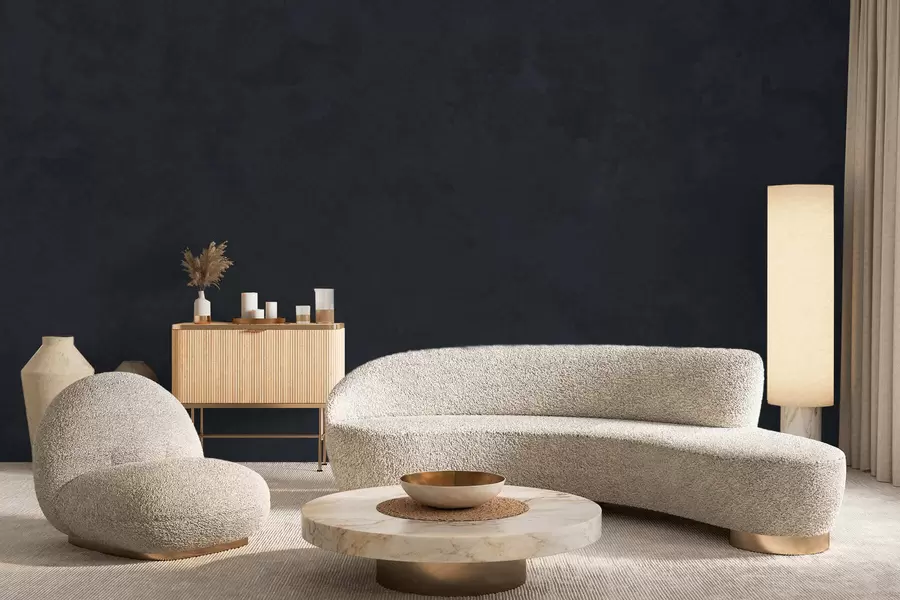Wall Mural Photo Wallpaper Dark graphite tone with soft texture and cloudy tonal transitions w05814v5