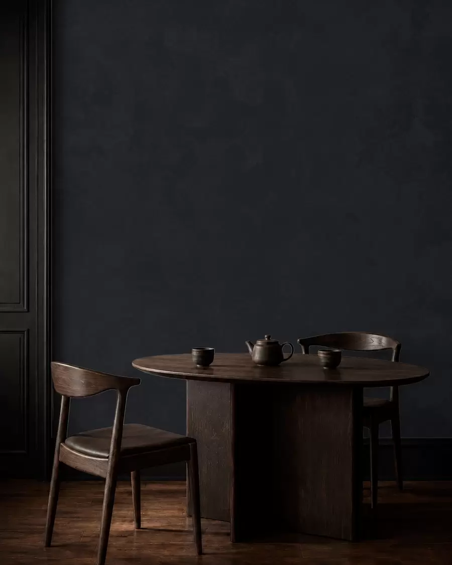 Wall Mural Photo Wallpaper Dark graphite tone with soft texture and cloudy tonal transitions w05814v5