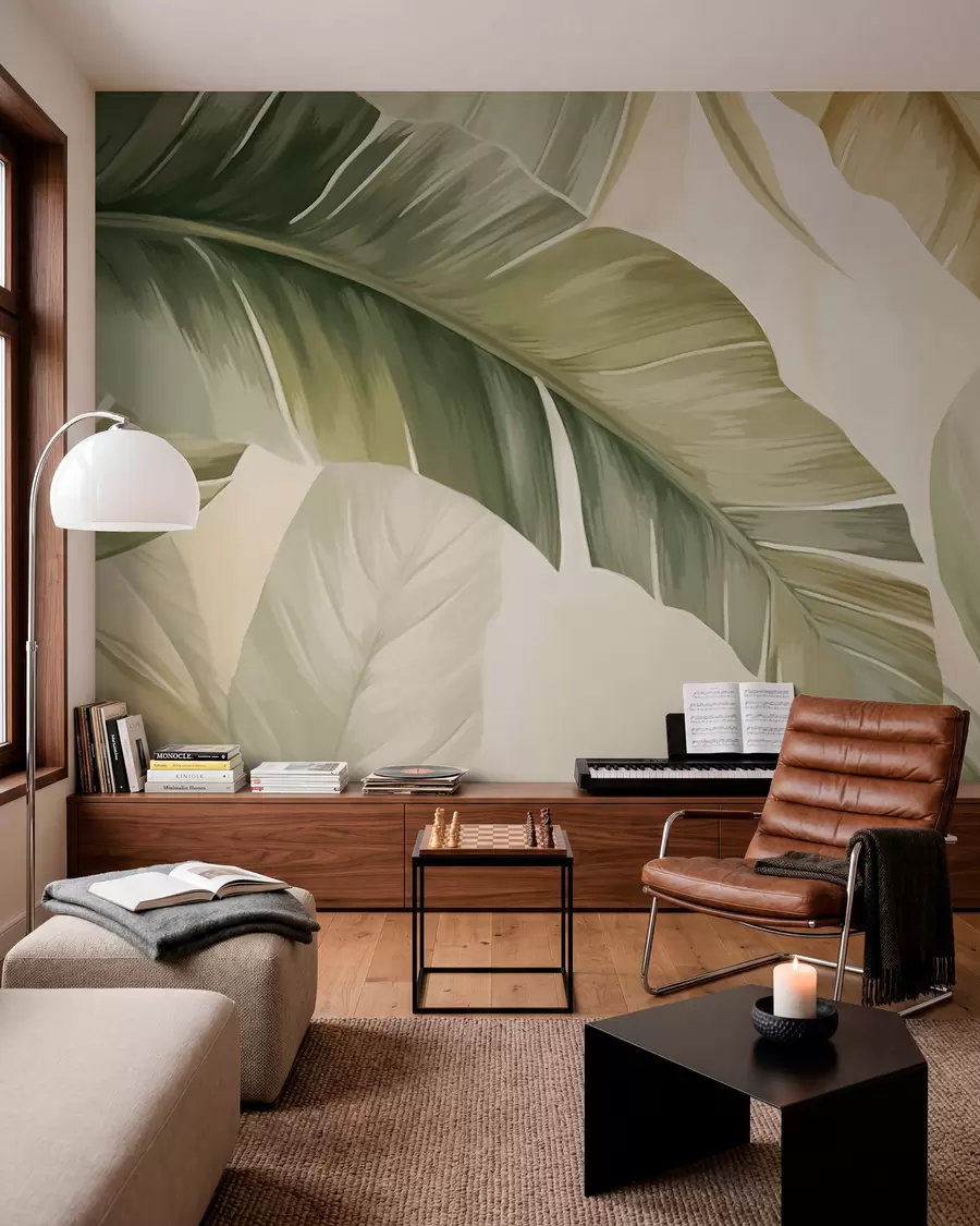 Wall Mural Photo Wallpaper Long banana leaves w05828
