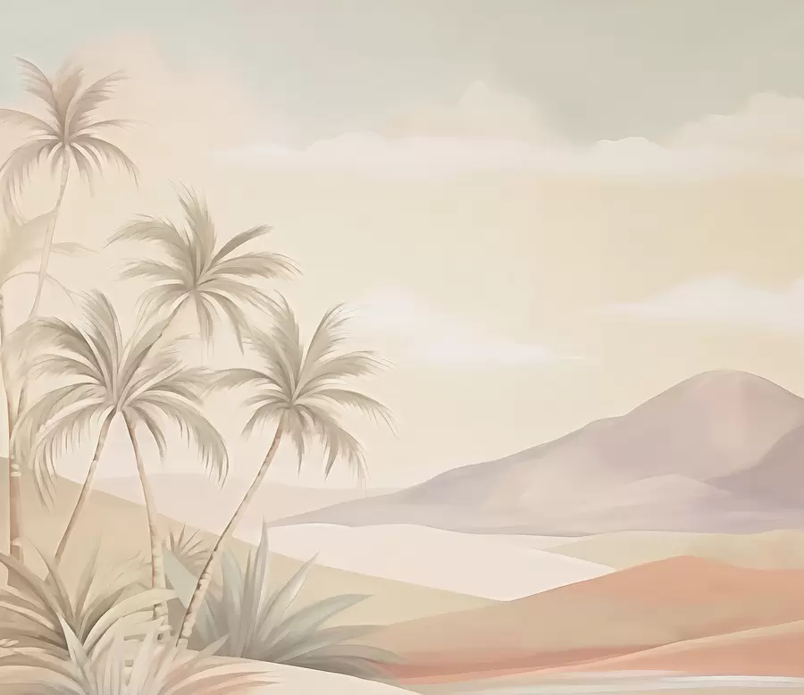 Wall Mural Photo Wallpaper Palm trees w05832