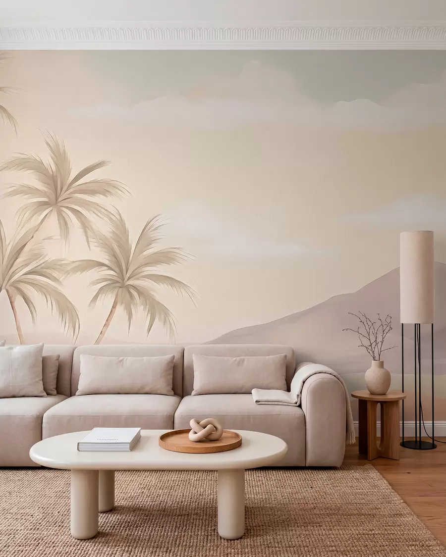 peintures murales Palmiers w05832