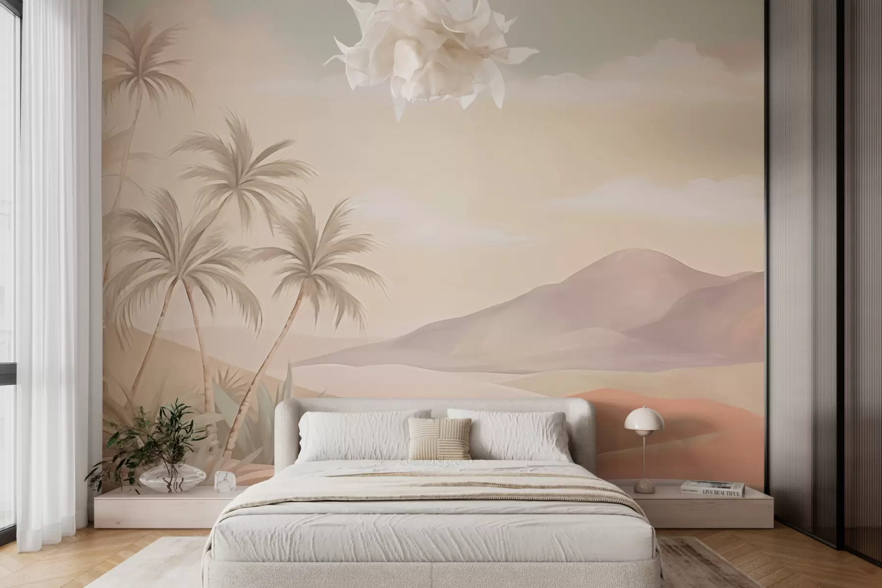peintures murales Palmiers w05832