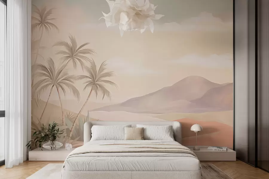 peintures murales Palmiers w05832