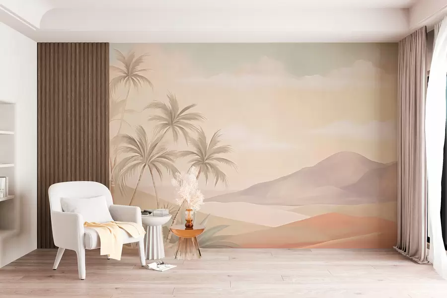 wall murals Palm trees w05832