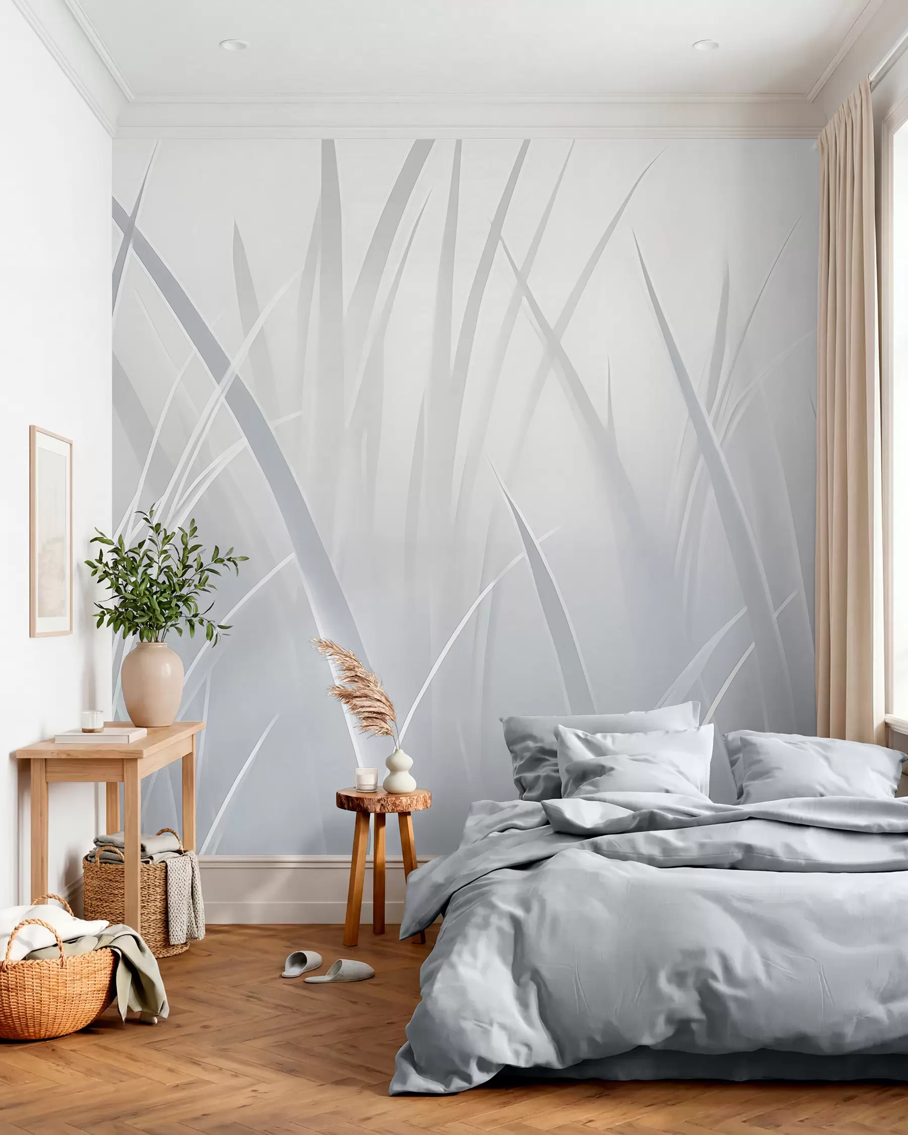 Wall Mural Photo Wallpaper Grass, sharp leaves w05836