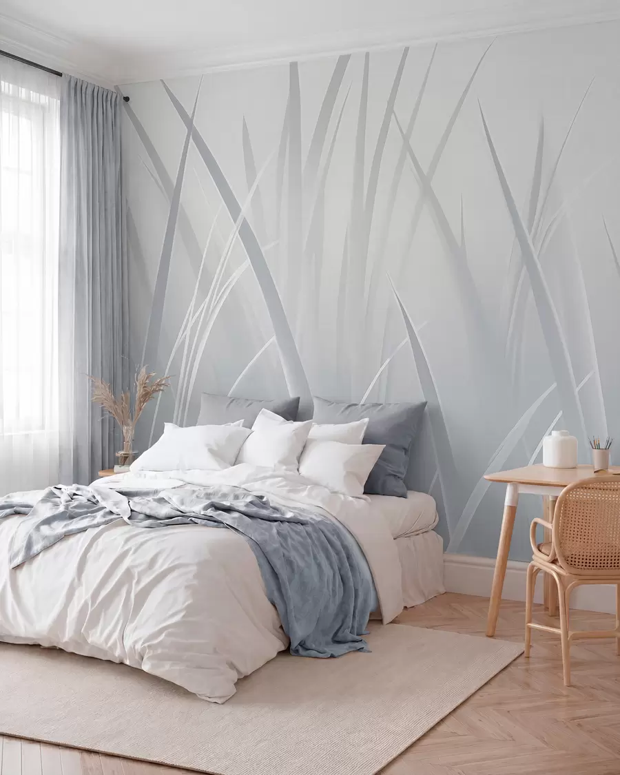 Wall Mural Photo Wallpaper Grass, sharp leaves w05836