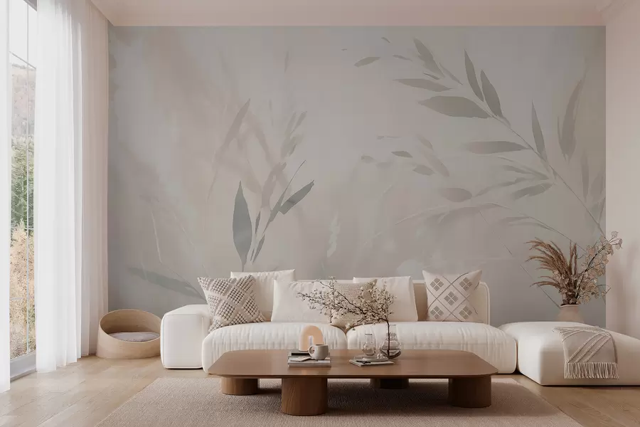 Wall Mural Photo Wallpaper Grass, sharp leaves w05837