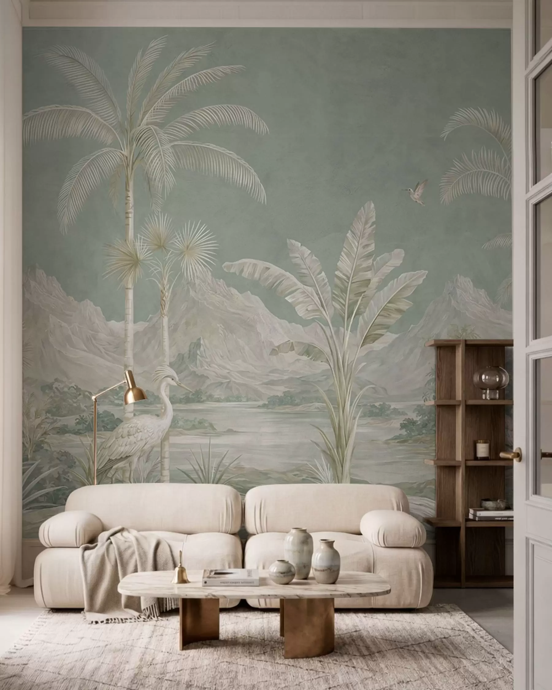 peintures murales Tropiques vintage w05819