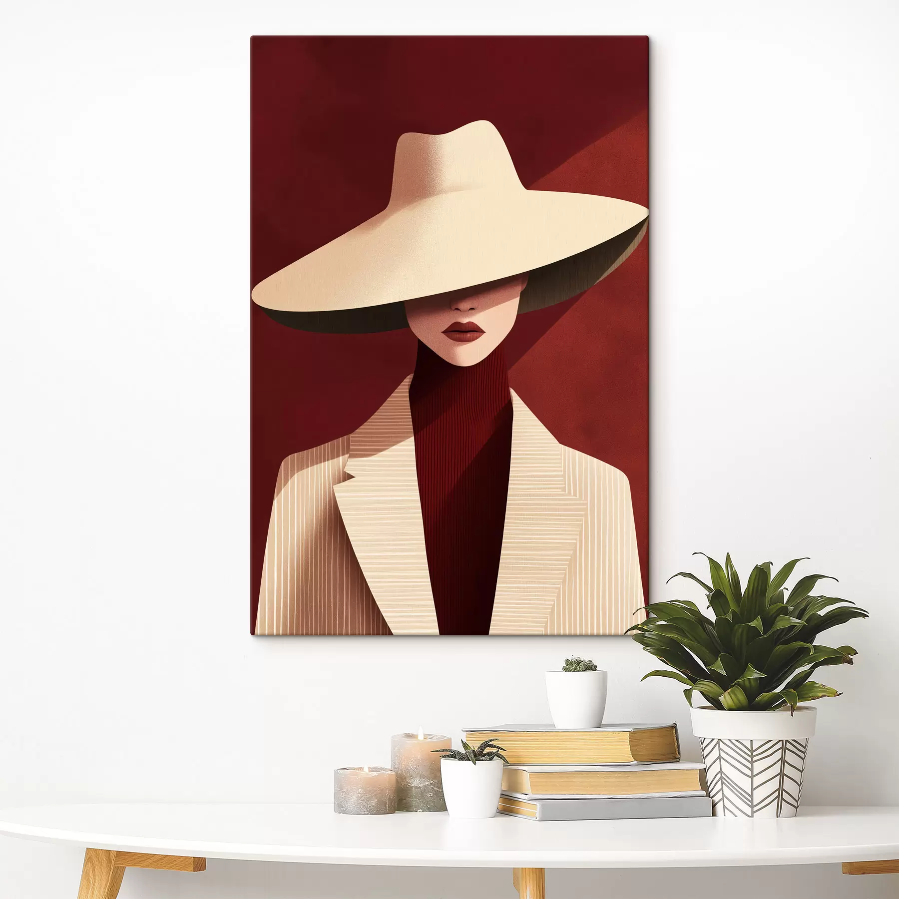 murales Chica con sombrero s50238