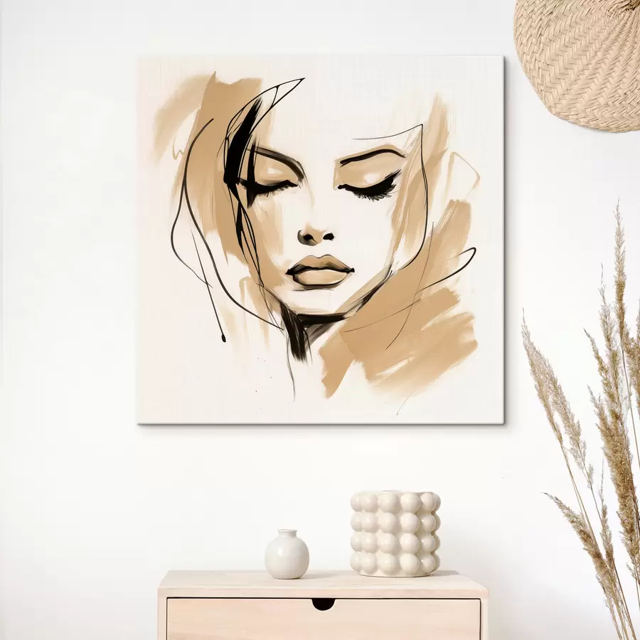 wall murals Abstract Portrait of a Girl s50242