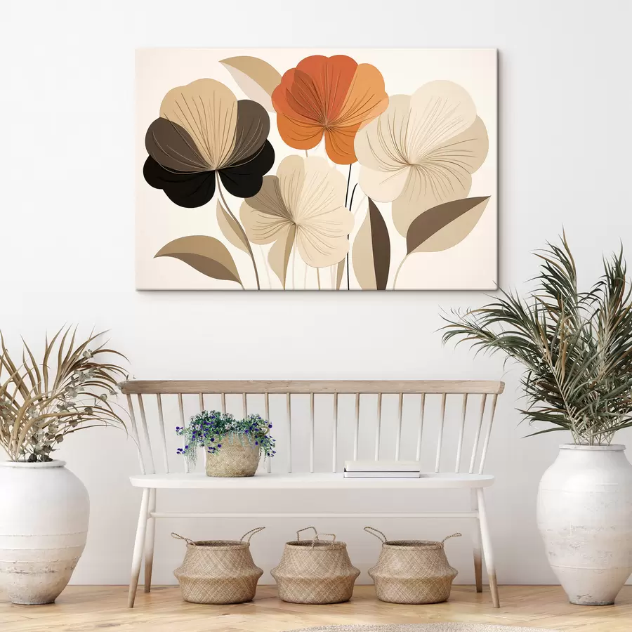 wall murals Abstract Flowers s50251