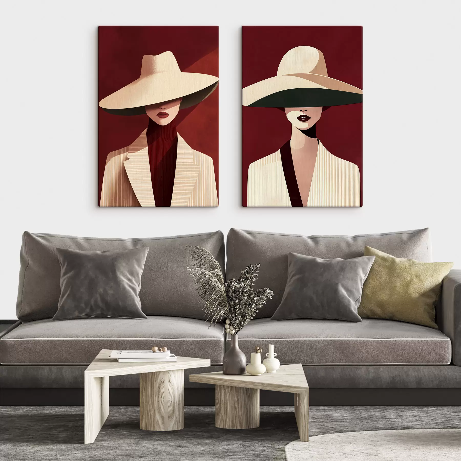 wall murals Abstract Portraits of Women m30851