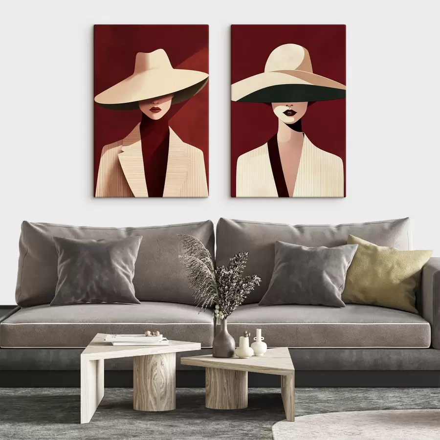 wall murals Abstract Portraits of Women m30851