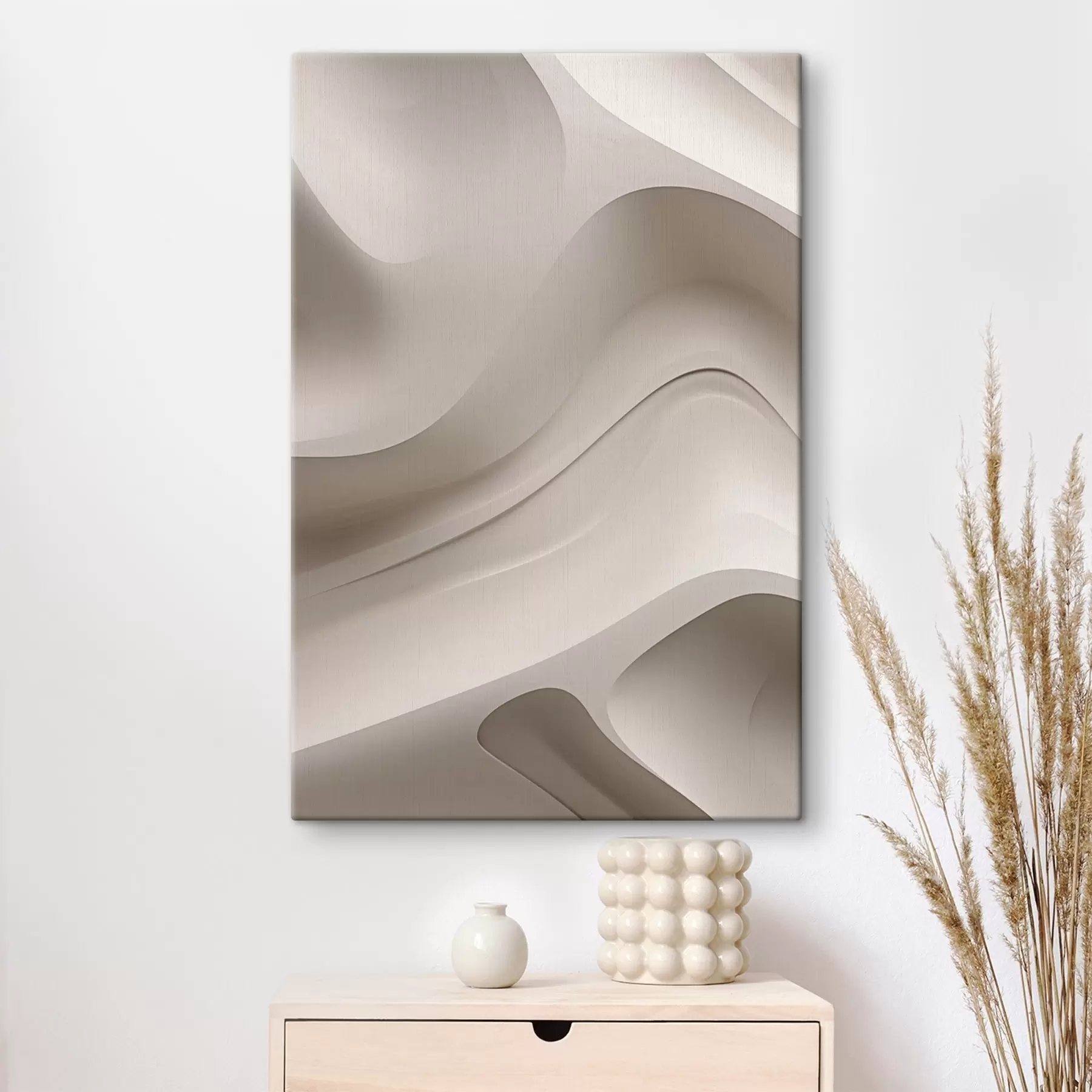 murales Relieve tridimensional blanco s50286