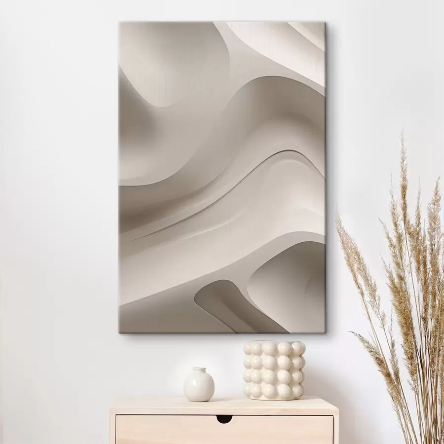 murales Relieve tridimensional blanco s50286