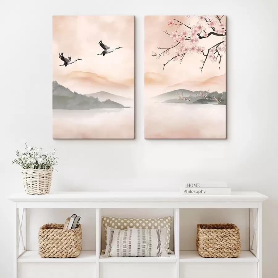 Wall Mural Photo Wallpaper A Violet Watercolor Haze m30873