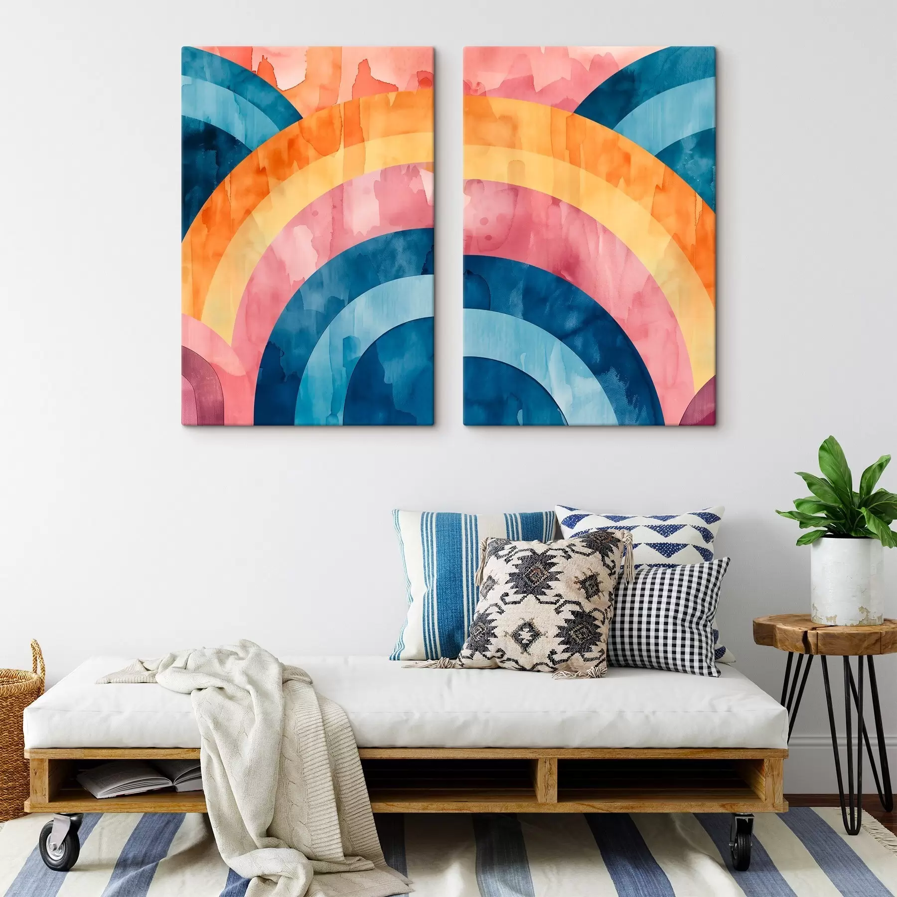 murales Grullas en Mountain Mist m30874