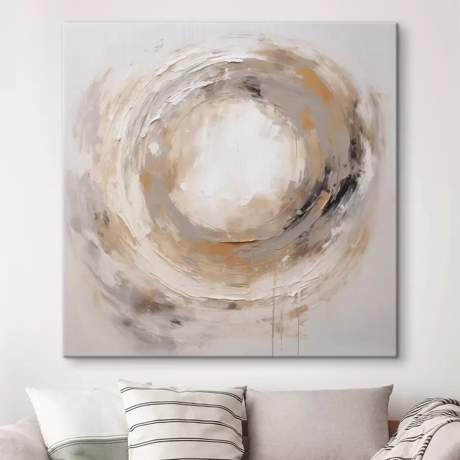 wall murals Swirling abstraction, imitation of painting s50276