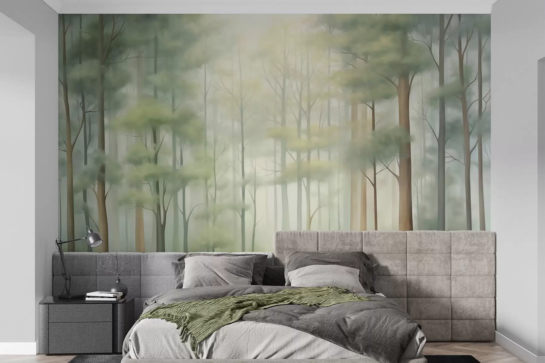 wall murals Abstract deciduous forest w05673