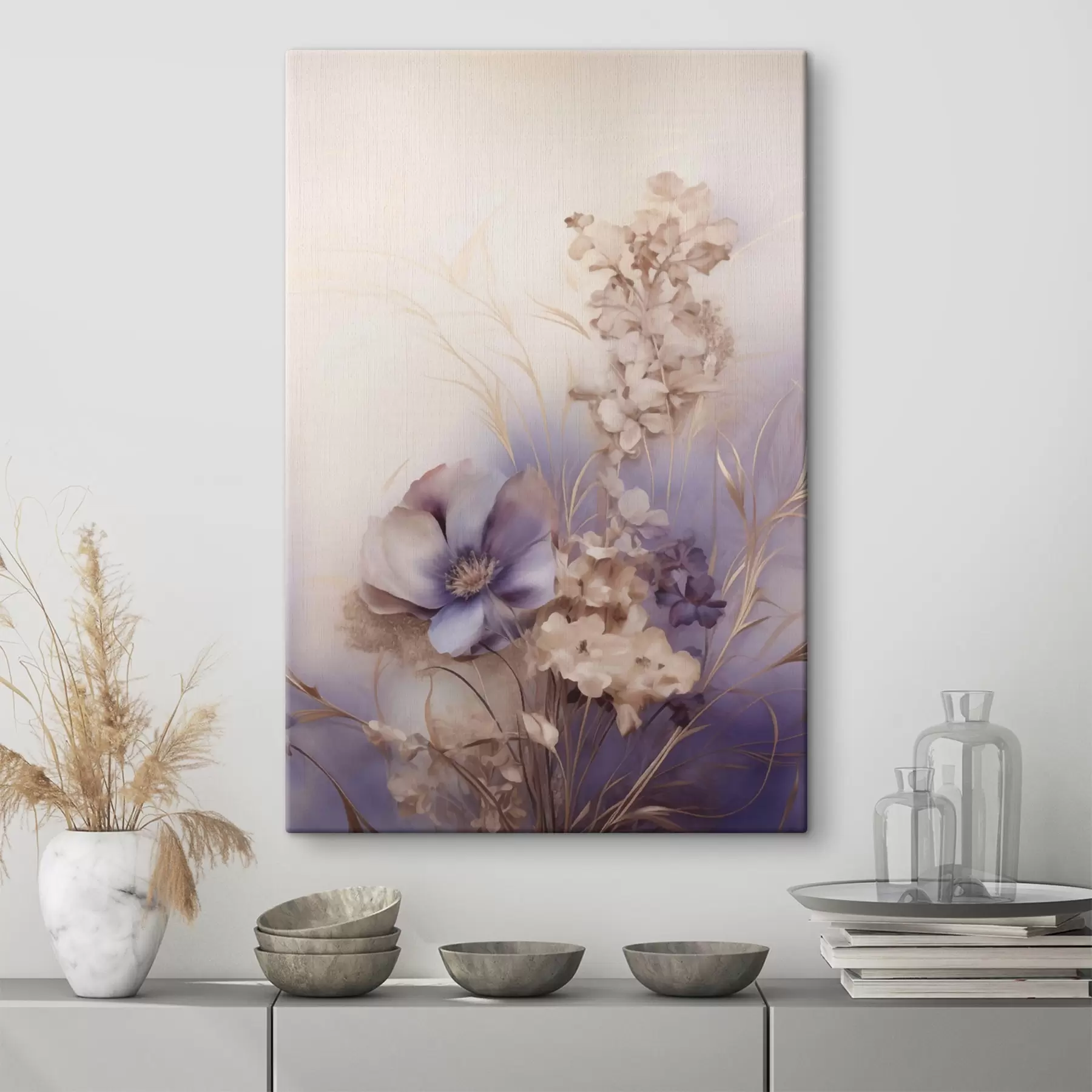 wall murals A delicate lilac bouquet s50308