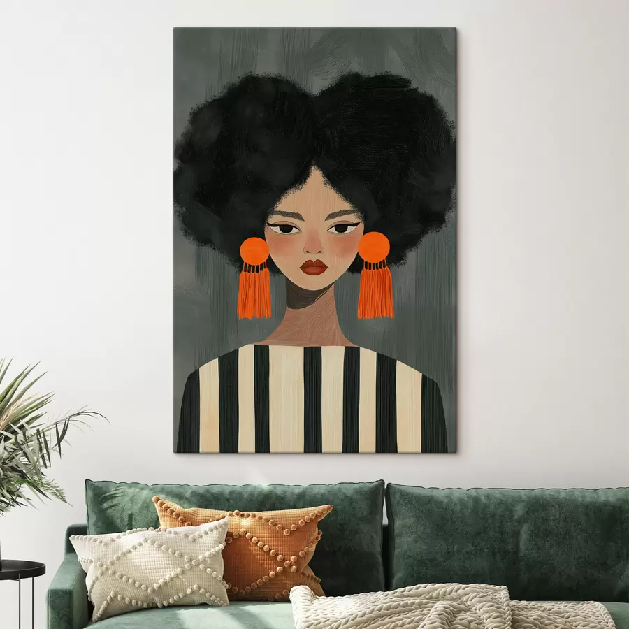murales Chica afro s50337