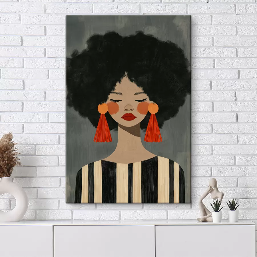 murales Chica afro s50338