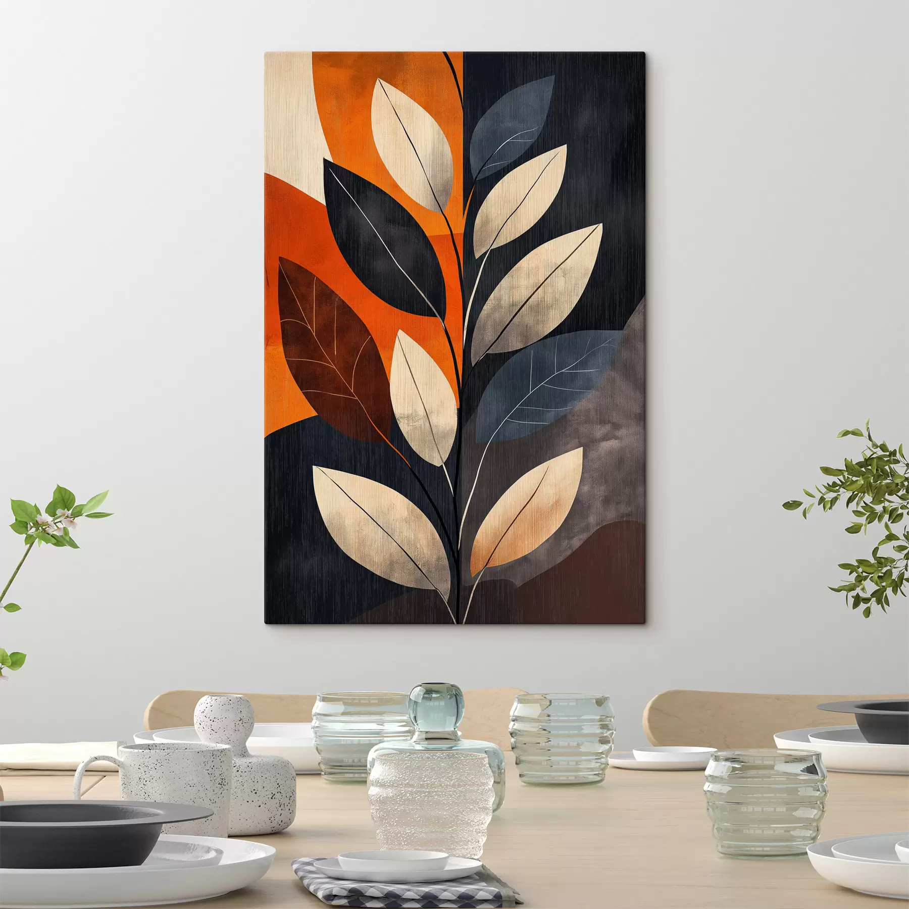 wall murals Fall Leaves s50354