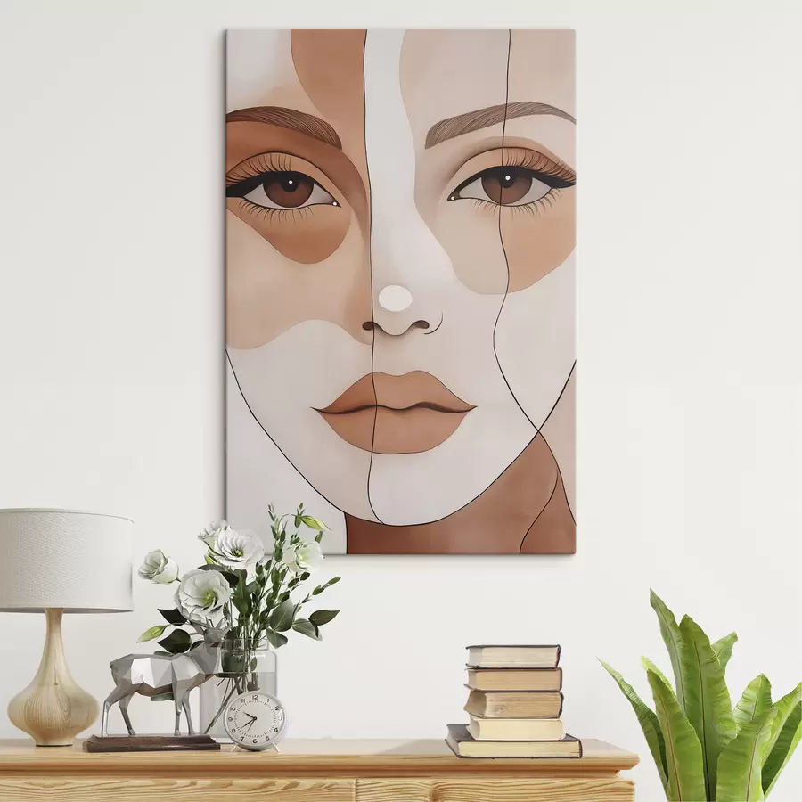 murales Cara abstracta s50355