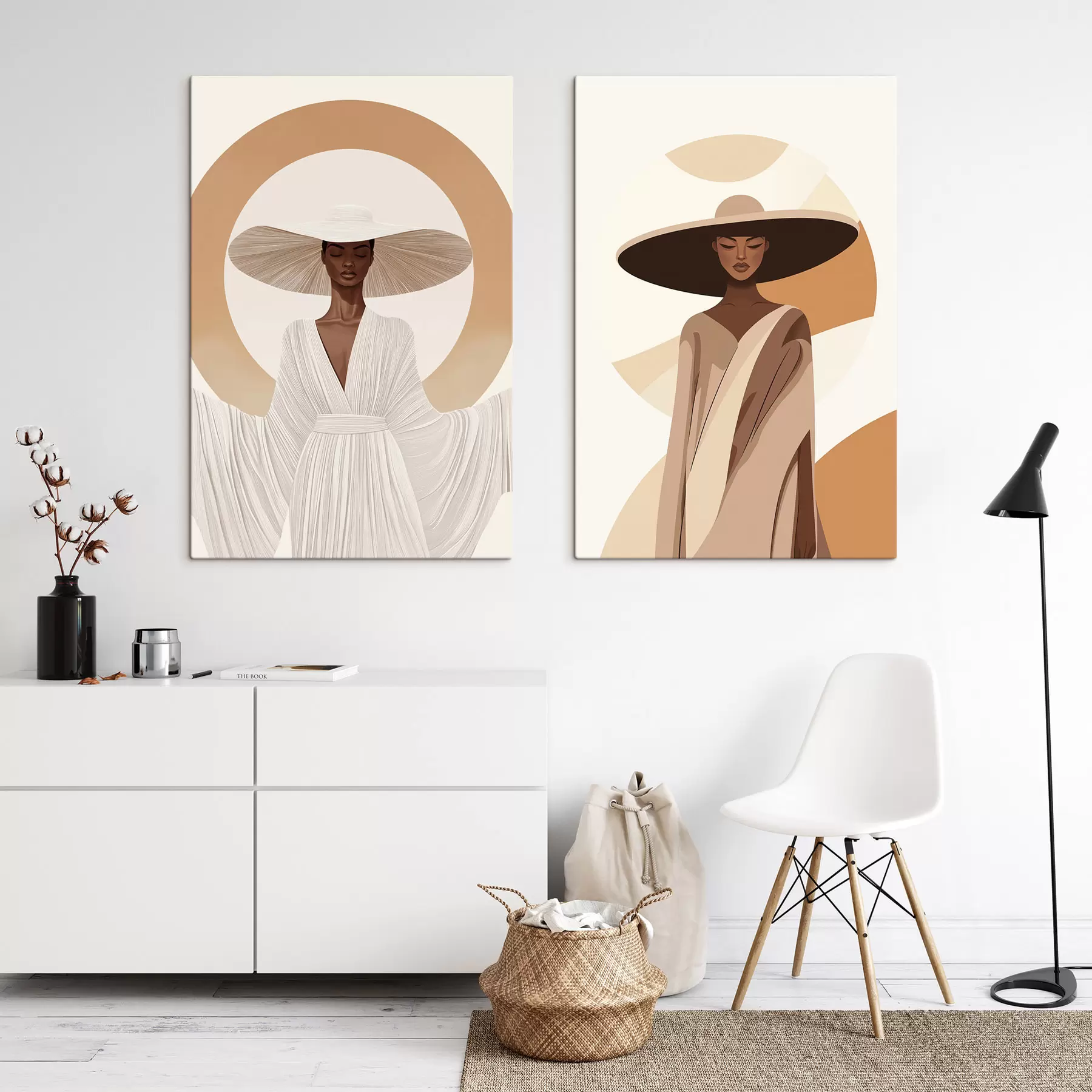 murales Mujeres con sombrero m30879