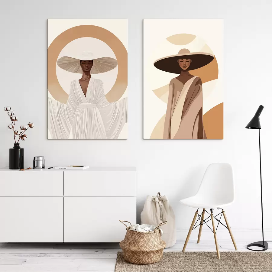 murales Mujeres con sombrero m30879