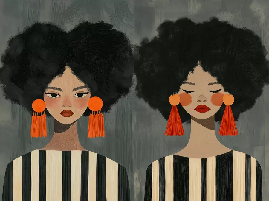 Wall Mural Photo Wallpaper Afro Girls m30882