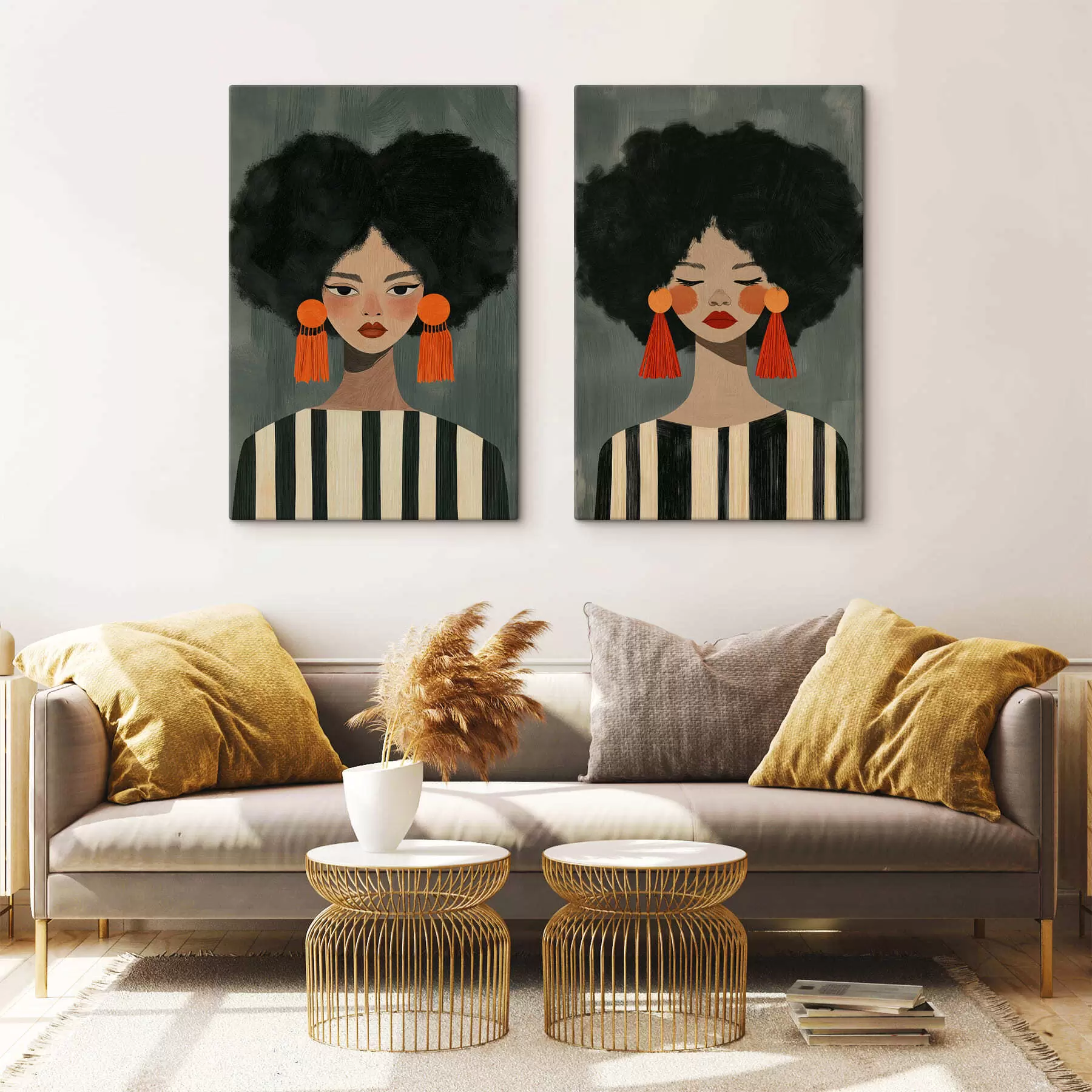 murales Chicas afro m30882