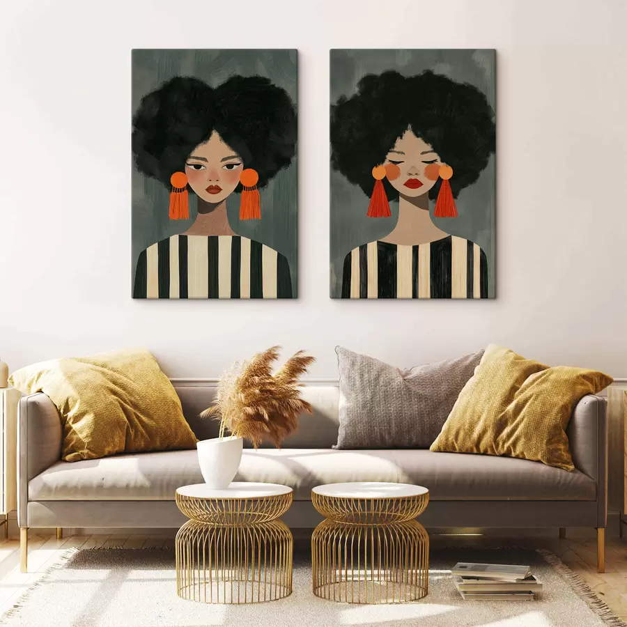 Wall Mural Photo Wallpaper Afro Girls m30882