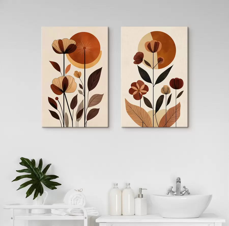 Wall Mural Photo Wallpaper Abstract Flowers m30884