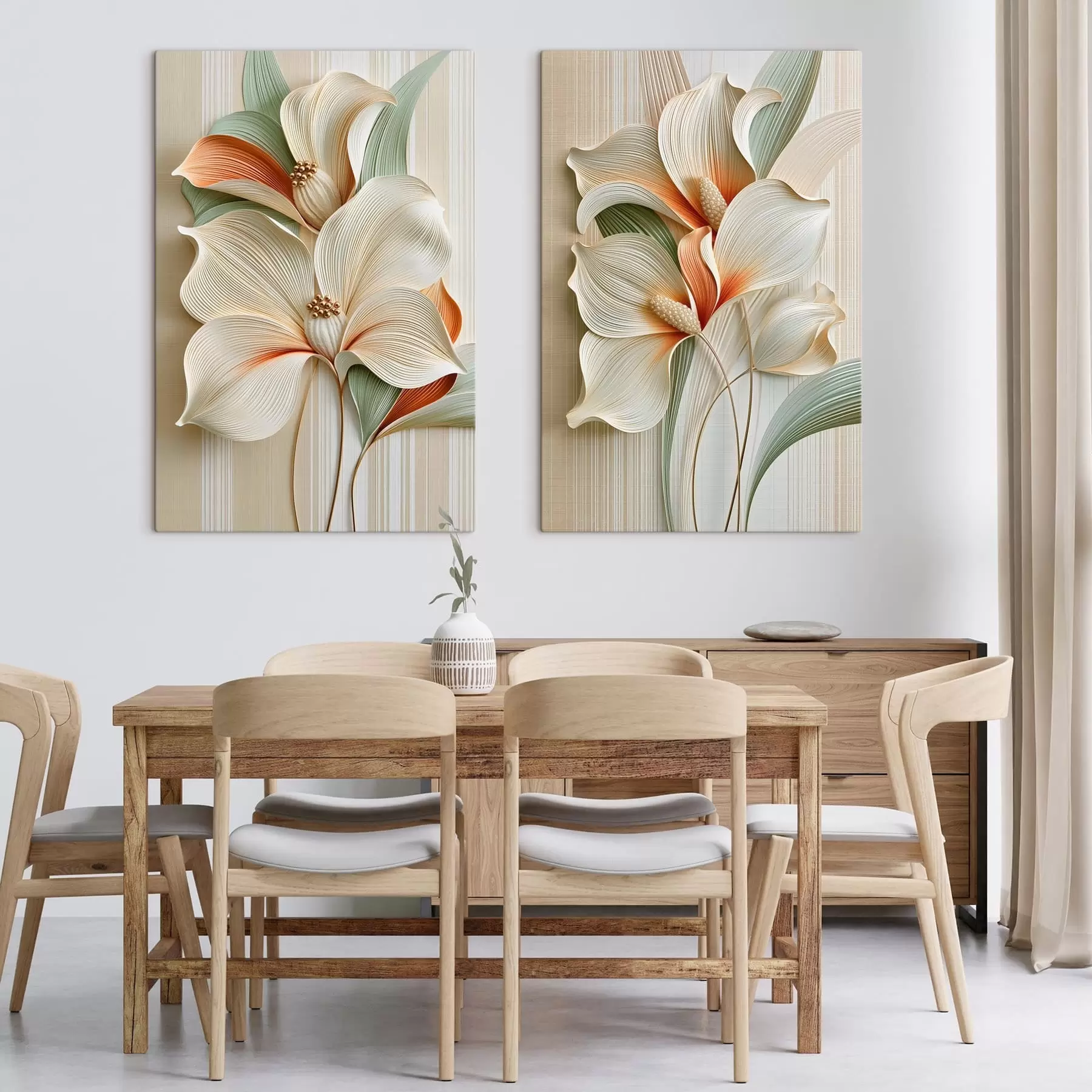 wall murals Abstract flowers m30888