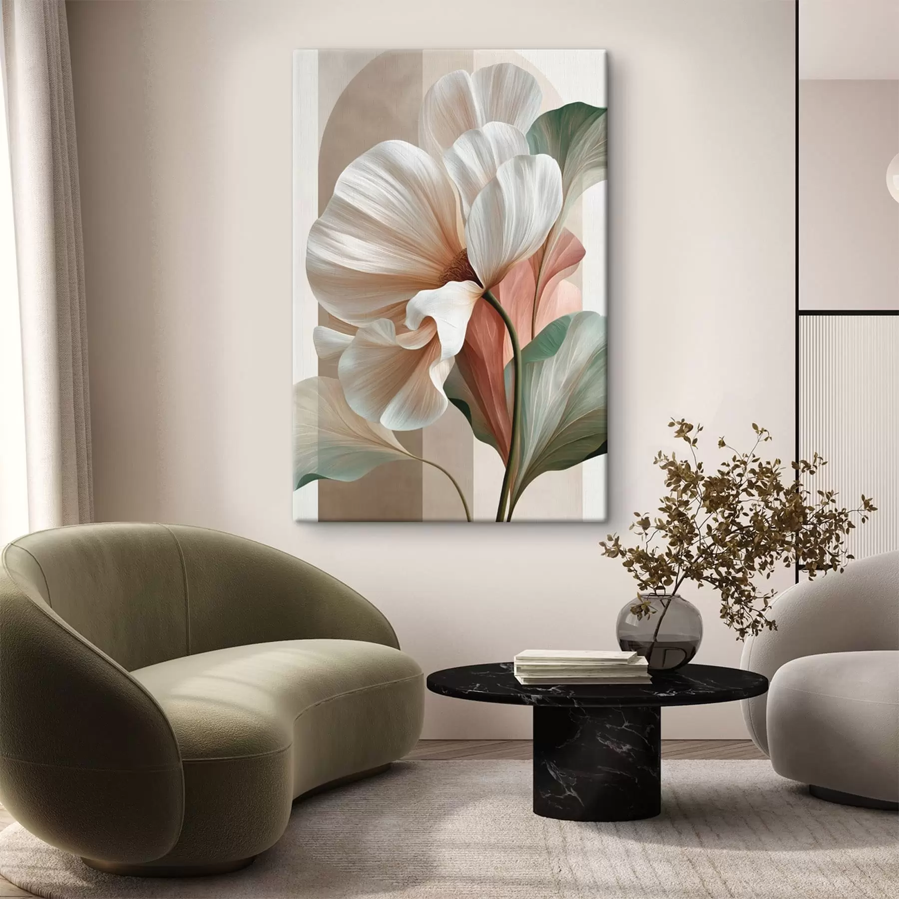murales Flor abstracta s50310
