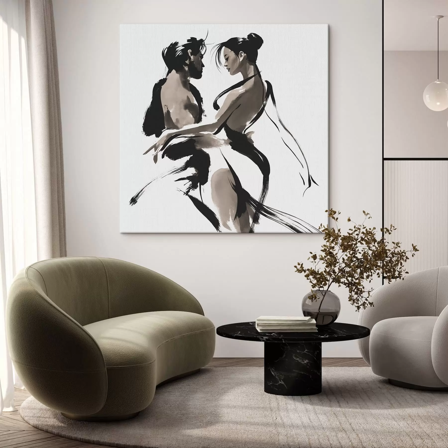 wall murals Abstract couple s50358