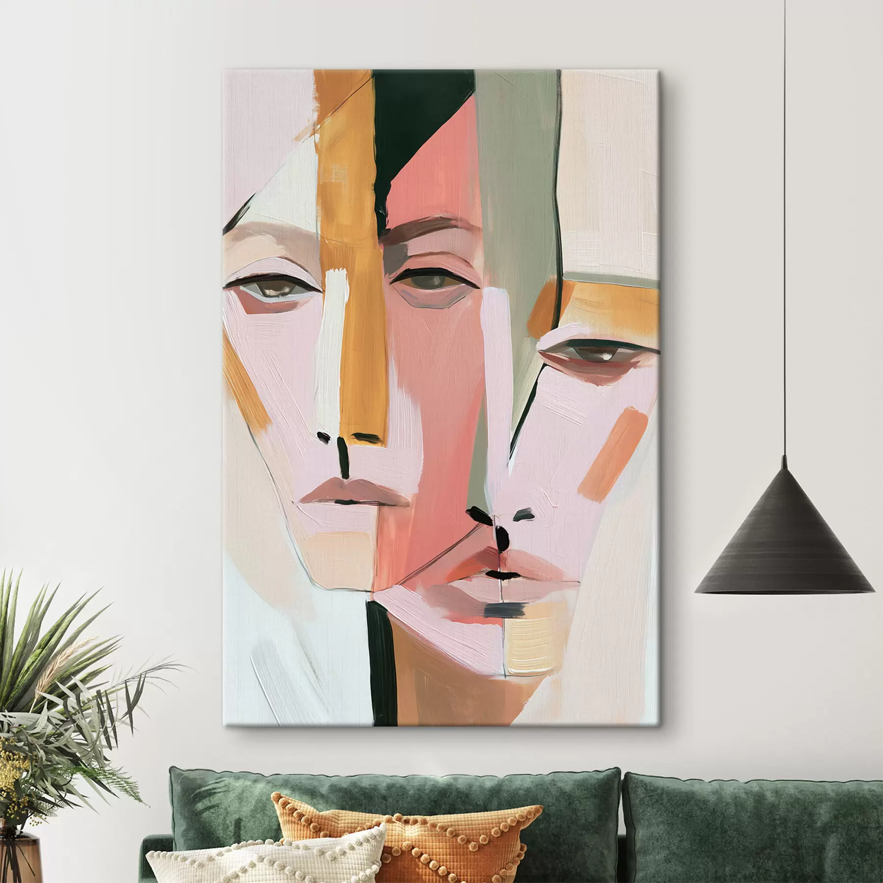 murales Caras abstractas s50361