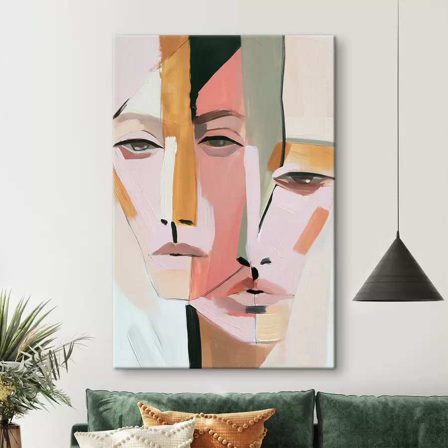 murales Caras abstractas s50361
